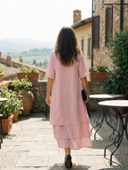 Belen | Miękka Sukienka Warstwowa