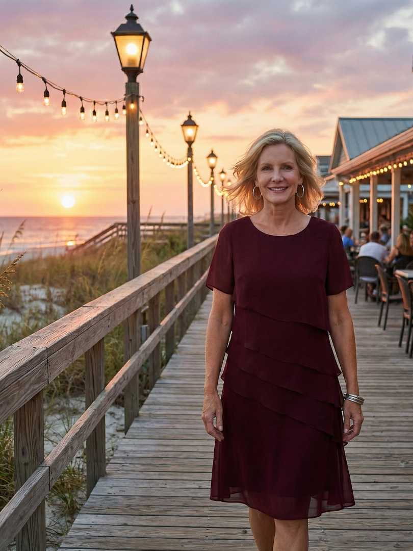 Orson | Miękka Sukienka do Kolan