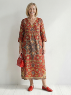 Carter | Sukienka Midi Patchwork