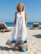Caelia | Sukienka Maxi Calm Line
