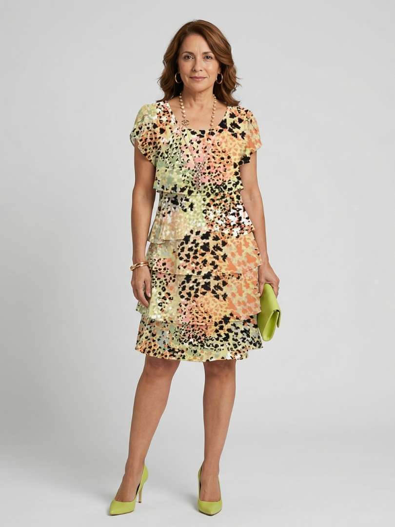 Nohea | Sukienka o strukturalnym kroju do kolan