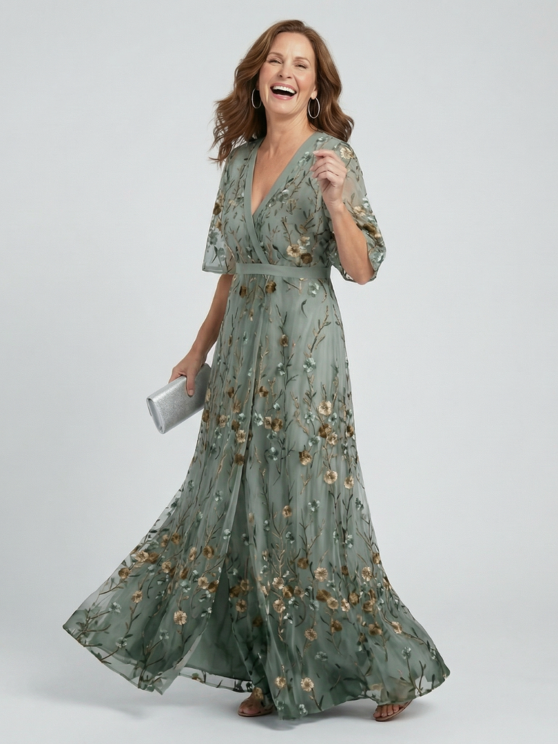 Selora | Sukienka Maxi Halter Bloom Flow