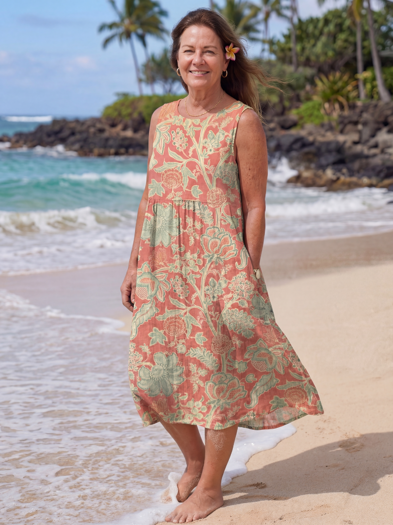 Maui | Midi Sukienka Plażowa
