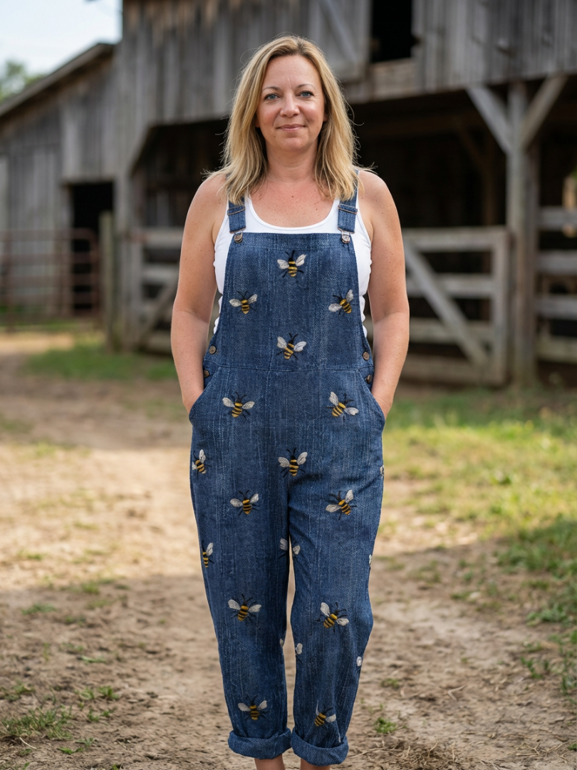 Rhea | Kombinezon z paskiem na ramionach