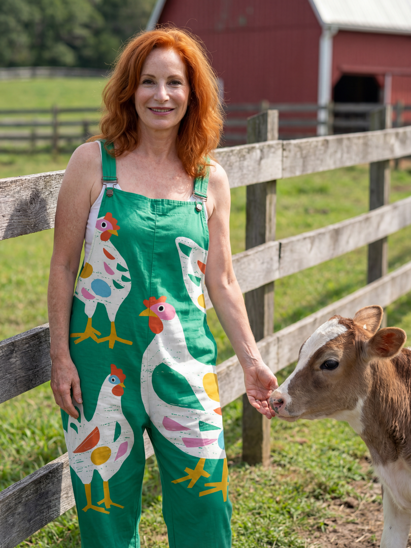 Caline | Kombinezon z zabawnym nadrukiem