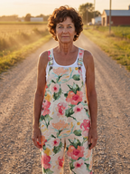 Jose | Miękki Kwiatowy Kombinezon