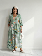 Reid | Sukienka Midi z Delikatnym Trzymaniem