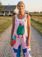 Sanna | Kombinezon z motywem koguta