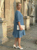 Daven | Sukienka z falbanami na dzień