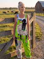 Rafa | Kombinezon z nadrukiem wełnianym