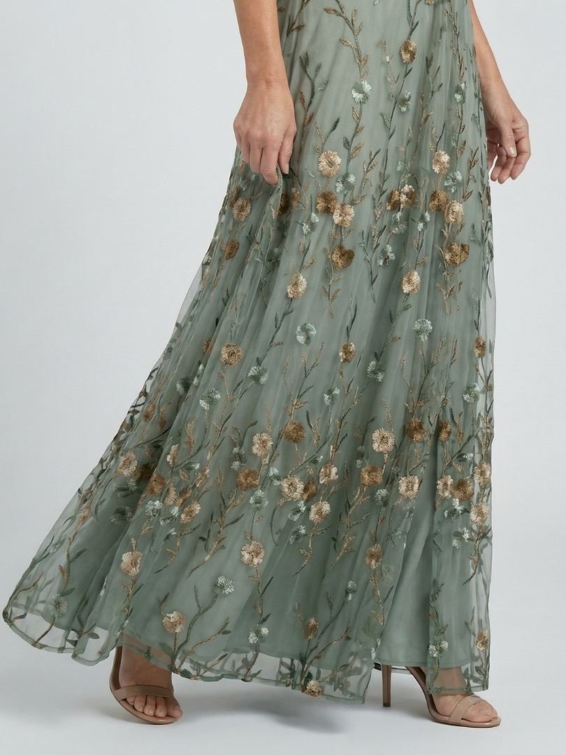 Selora | Sukienka Maxi Halter Bloom Flow