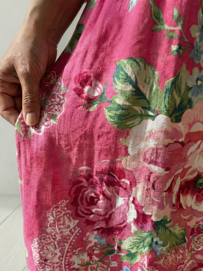 Freya | Midi Sukienka Kwiatowa