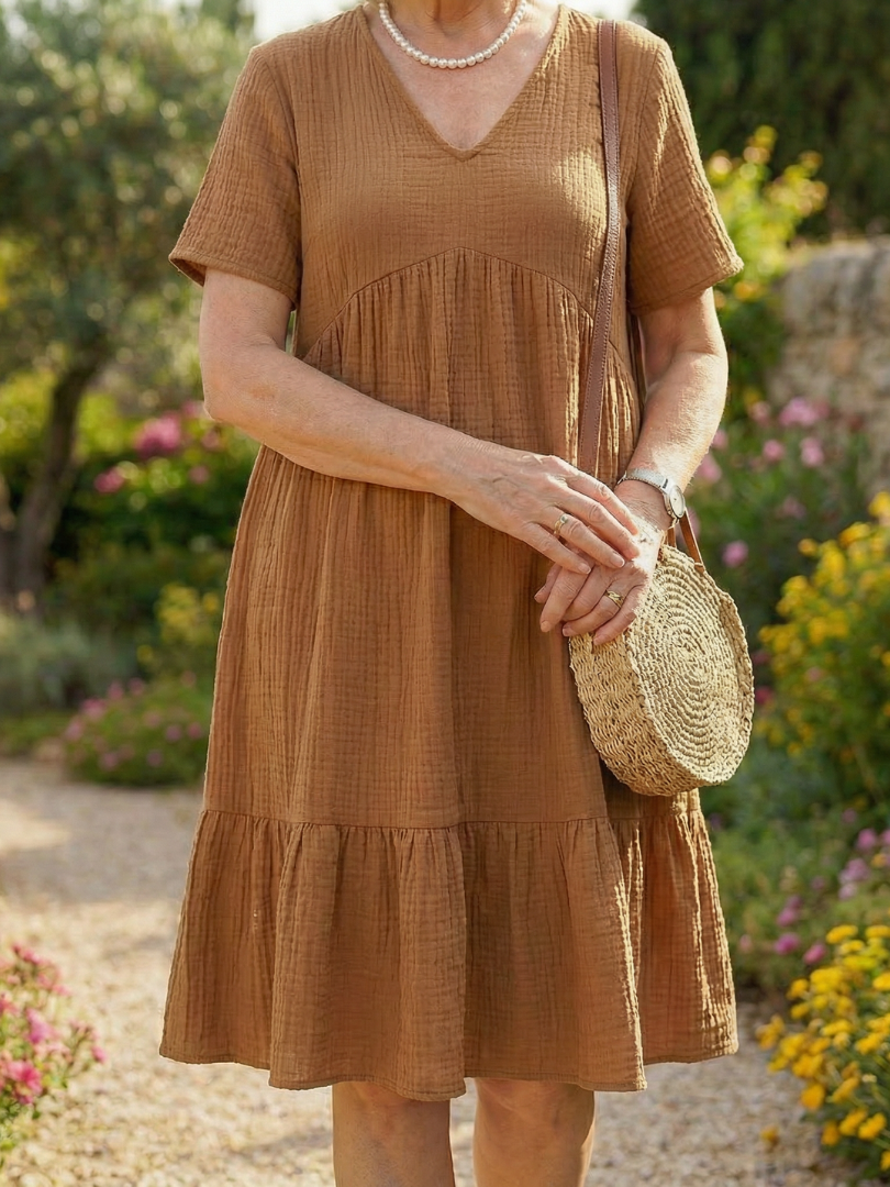 Delphinia | Woven Ease Dress