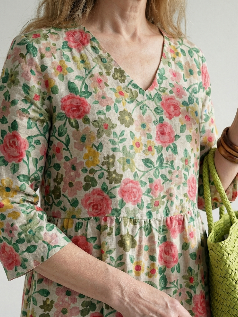 Colin | Sukienka Midi w Kwiaty