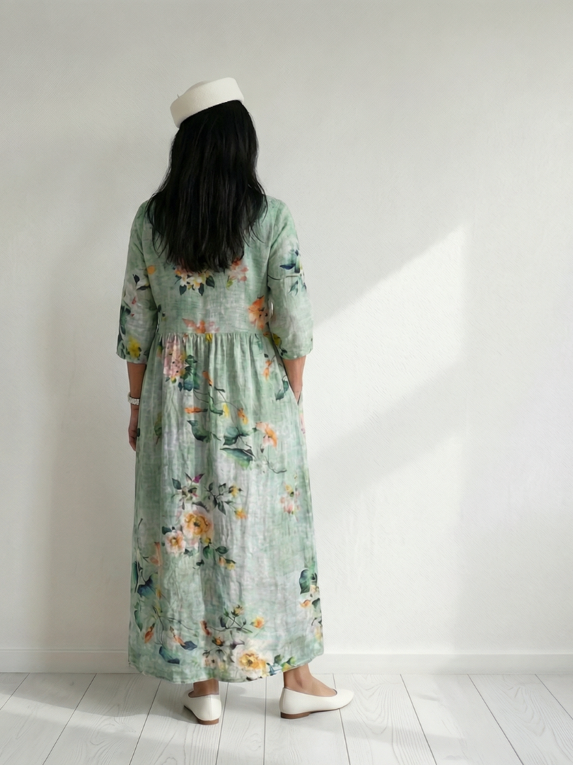 Reid | Sukienka Midi z Delikatnym Trzymaniem