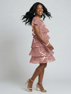 Hoku | Abstrakcyjna Sukienka do Kolan