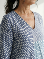 Nolan | Sukienka Midi w Stylu Patchwork