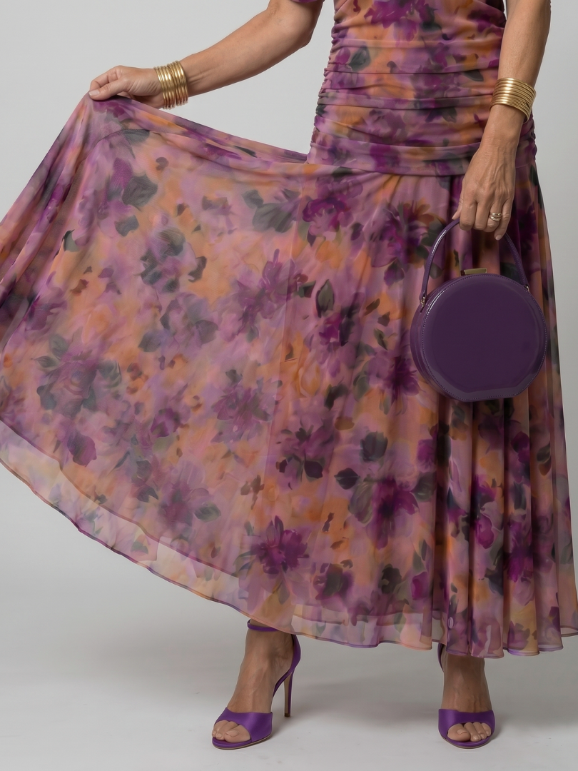 Calen | Sukienka Midi z Odkrytymi Ramionami