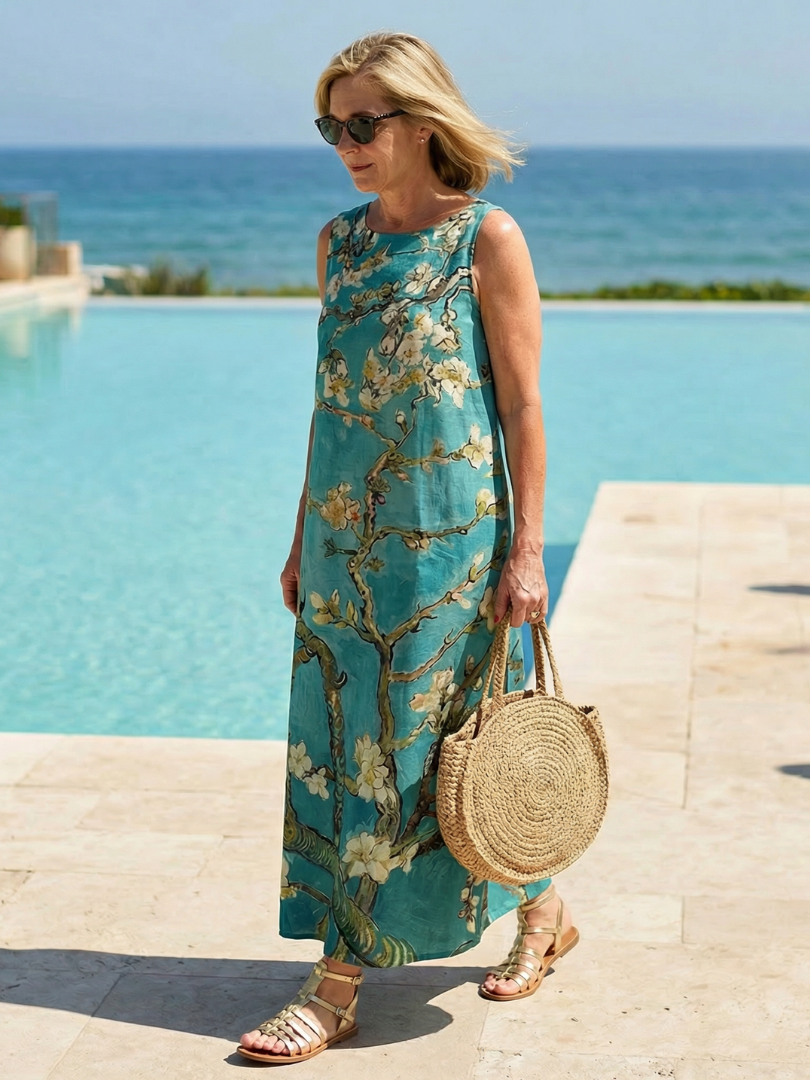 Calistae | Midi Sukienka Soft Line