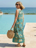 Calistae | Midi Sukienka Soft Line