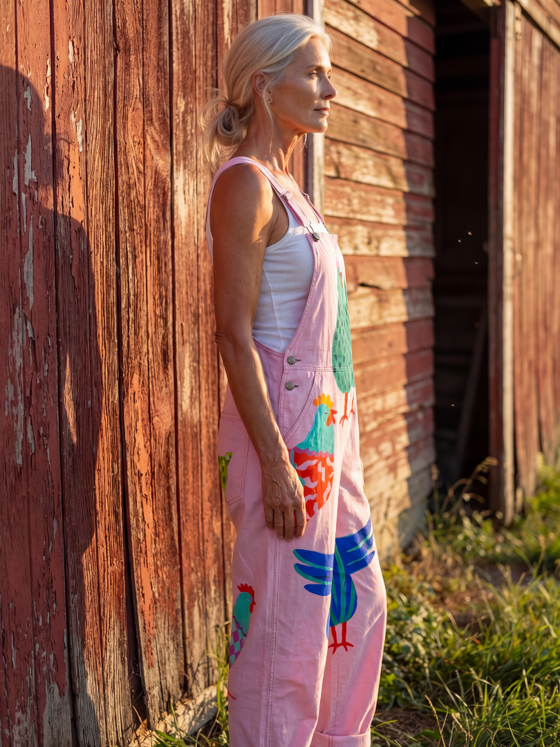 Sanna | Kombinezon z motywem koguta