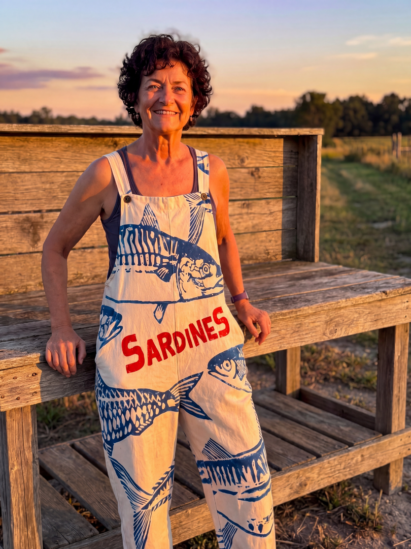 Zuri | Kombinezon z motywem ryb