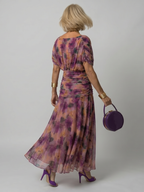 Calen | Sukienka Midi z Odkrytymi Ramionami