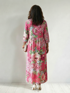 Freya | Midi Sukienka Kwiatowa