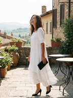 Belen | Miękka warstwowa sukienka