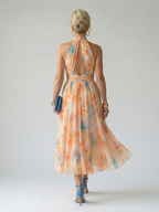 Elin | Miękka sukienka midi na halter