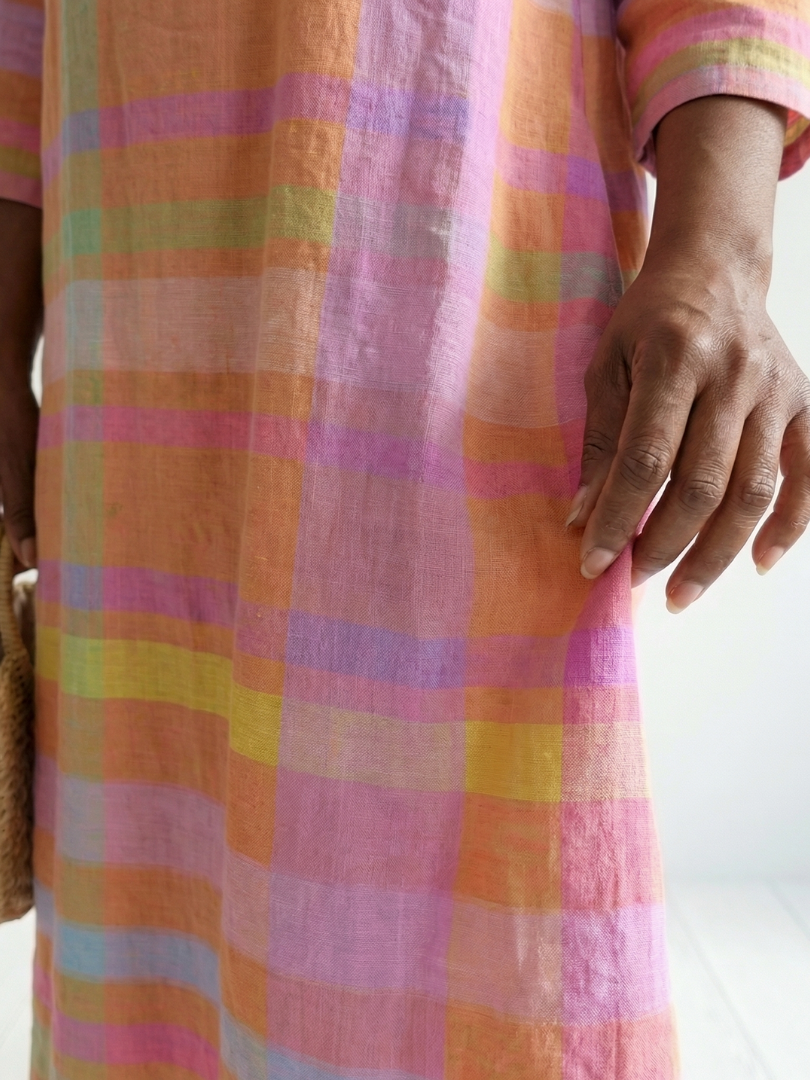 Tessa | Midi Sukienka w Paseczki