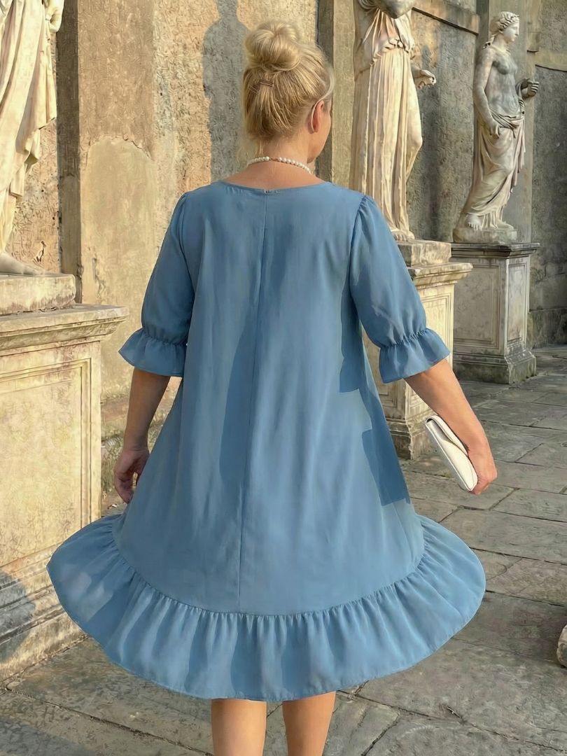 Daven | Sukienka z falbanami na dzień