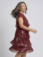 Alani | Składana Abstrakcyjna Sukienka do Kolan