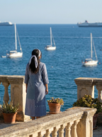 Nolan | Sukienka Midi w Stylu Patchwork