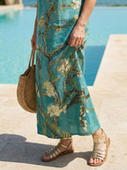 Calistae | Midi Sukienka Soft Line