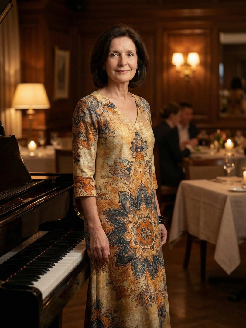 Damon | Del dress midi w kwiaty