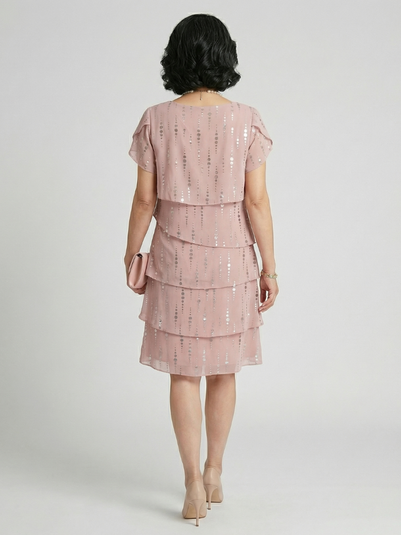 Makena | Sukienka do kolan w kropki