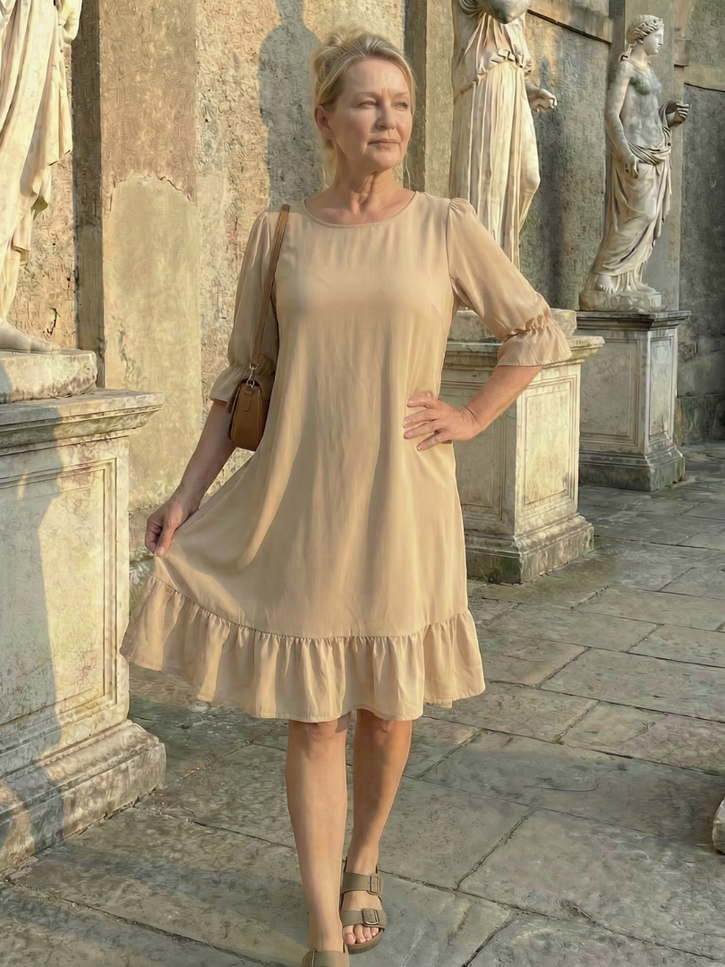 Daven | Sukienka z falbanami na dzień