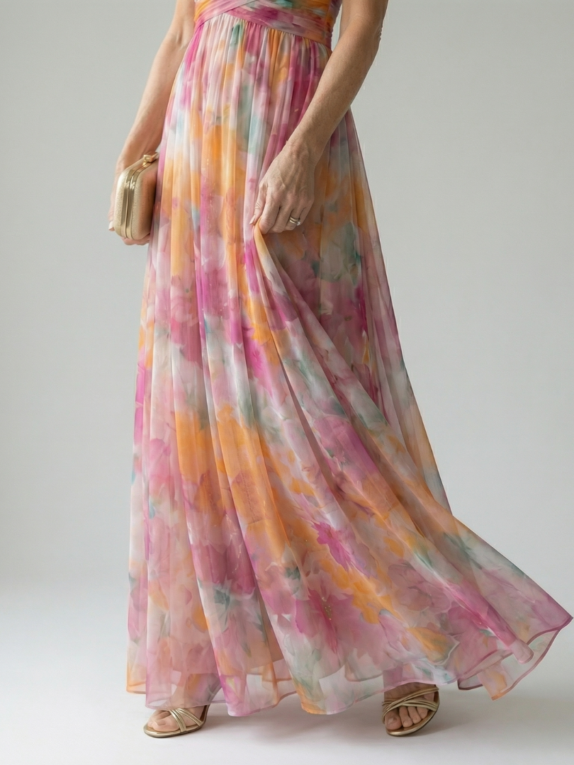 Isel | Sukienka Maxi Soft Wrap