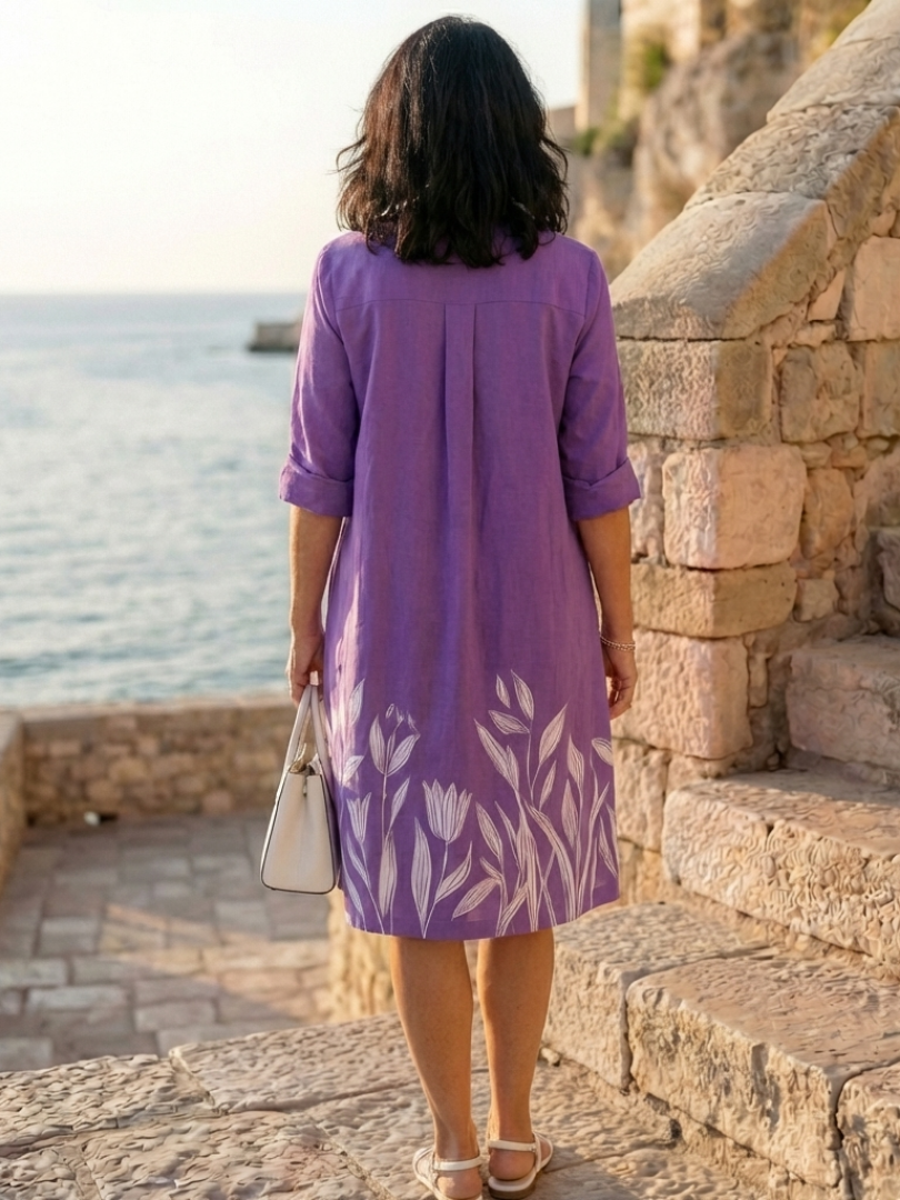 Galatea | Sukienka na Wieczorny Spacer w Ogrodzie