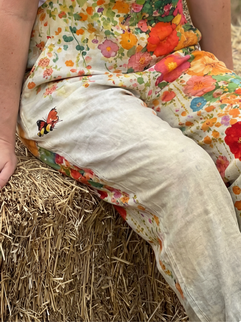 Vesia | Kwiatowy Luźny Kombinezon