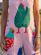 Sanna | Kombinezon z motywem koguta