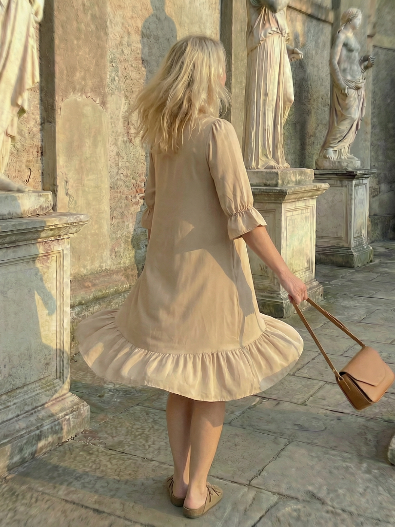 Daven | Sukienka z falbanami na dzień