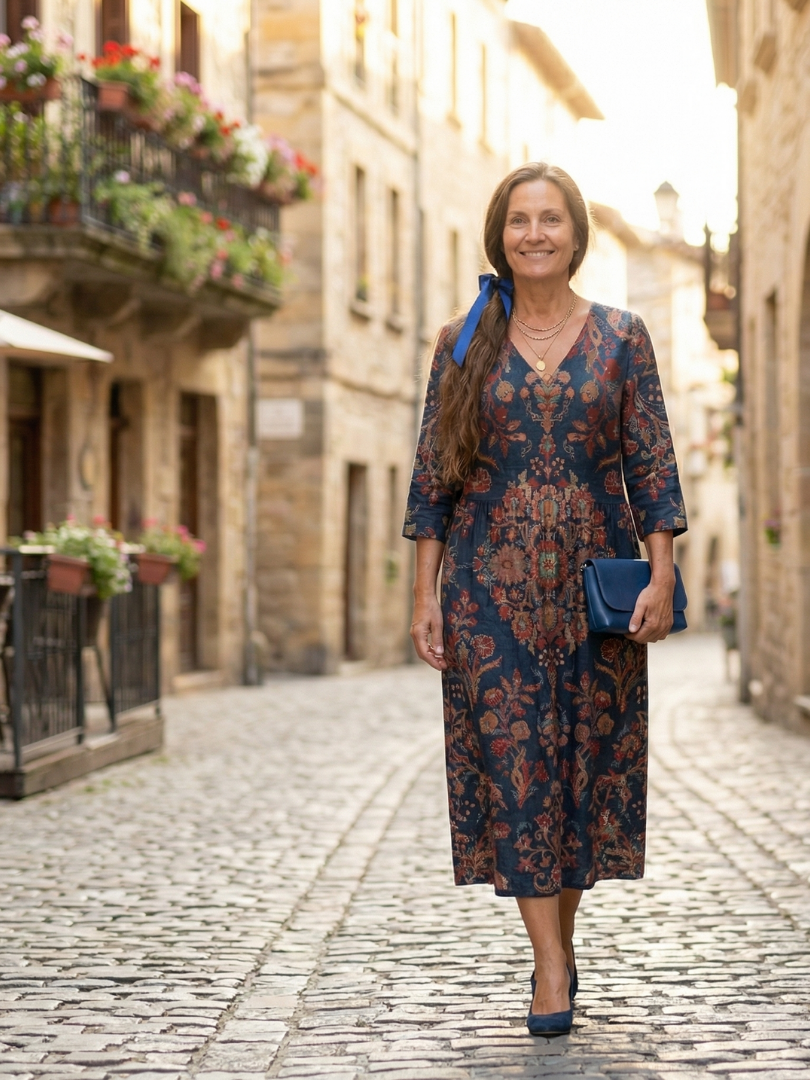 Ivy | Miękka Sukienka Midi