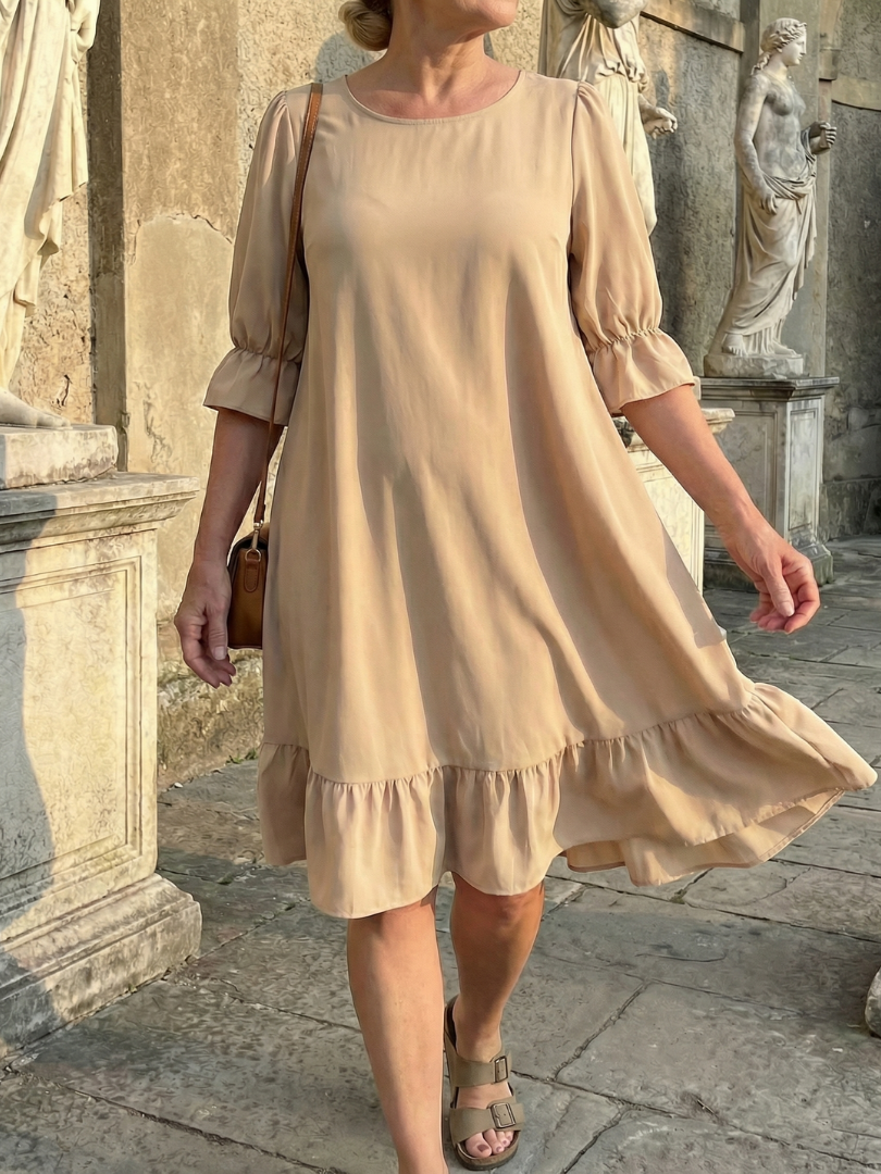 Daven | Sukienka z falbanami na dzień