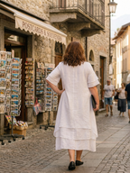 Belen | Miękka Sukienka Warstwowa
