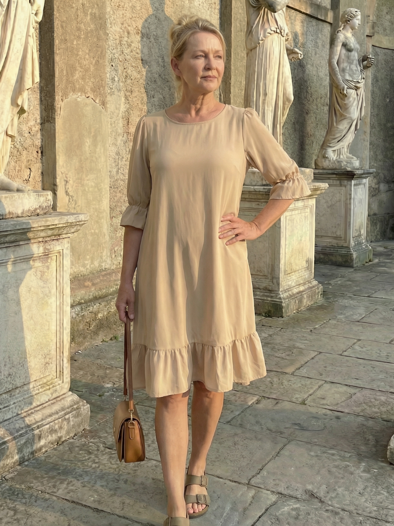 Daven | Sukienka z falbanami na dzień