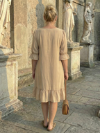 Daven | Sukienka z falbanami na dzień