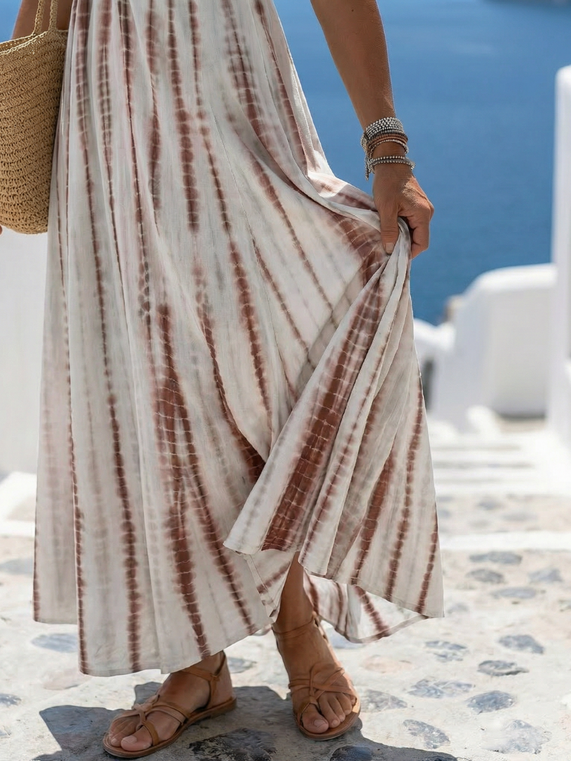 Karys | Casual Fit Miękka Sukienka Midi