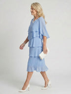 Brent | Sukienka midi z warstwowym krojem